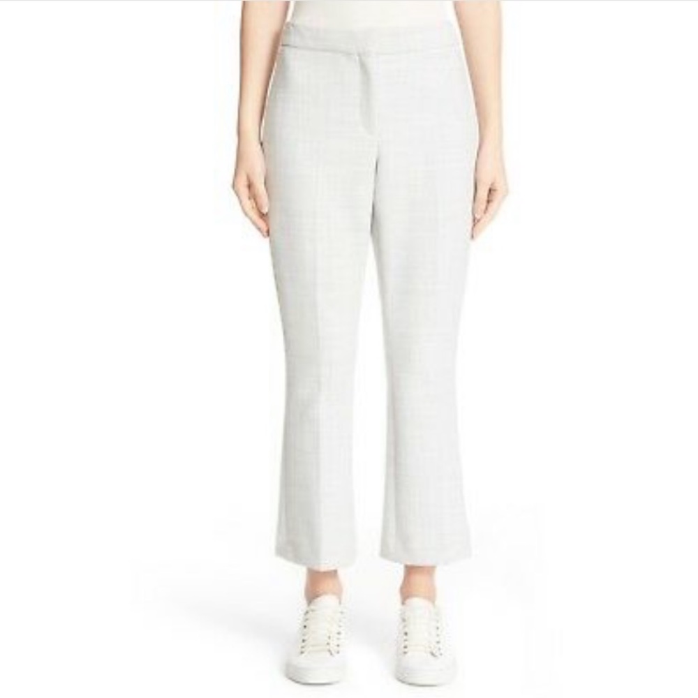 Theory Women's Light Gray Trousers